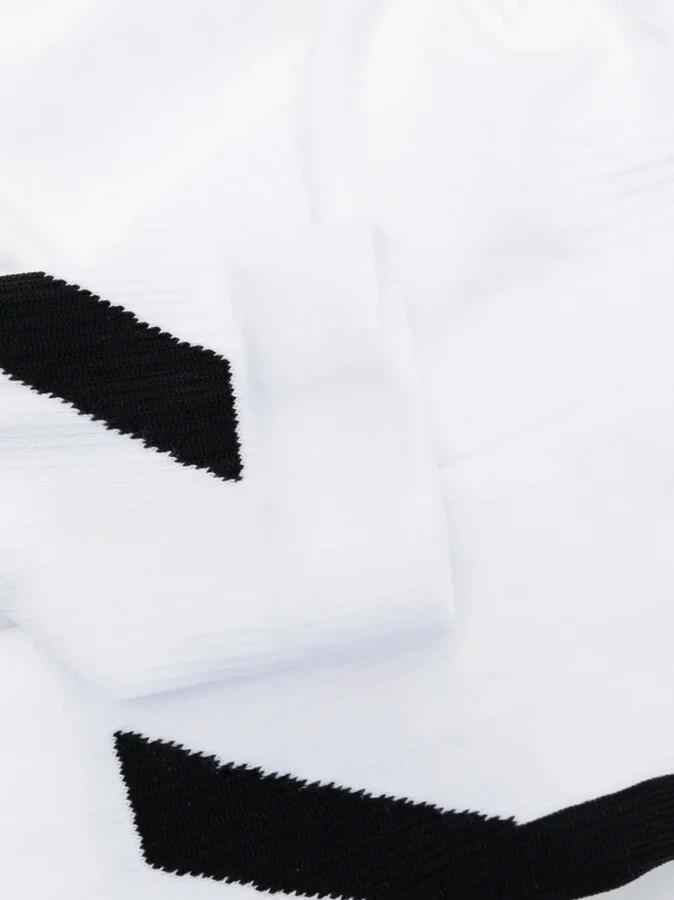 Intarsia-Knit Logo Socks - Image 2