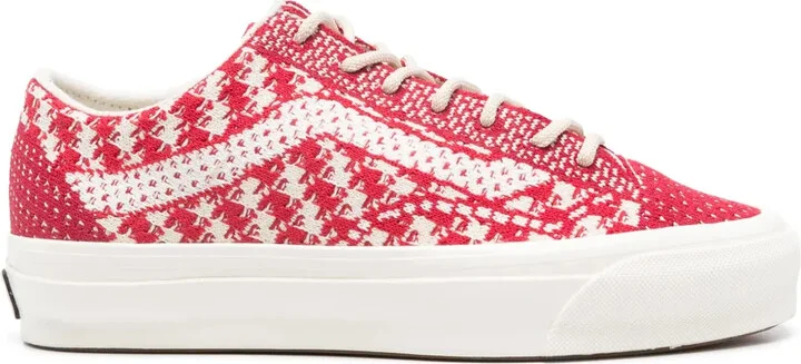 Intarsia-Knit Sneakers