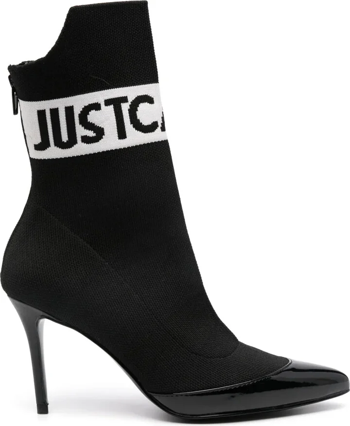 Intarsia-Logo Ankle Boots