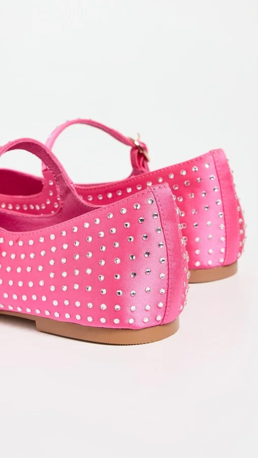 Intentionally Blank Crystal Ballet Flats - Image 4