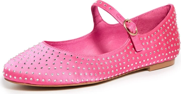 Intentionally Blank Crystal Ballet Flats