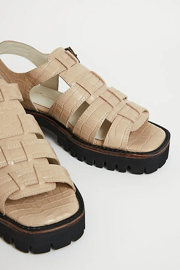 Intentionally Blank Haddie Leather Fisherman Sandal in Ojai - Image 3
