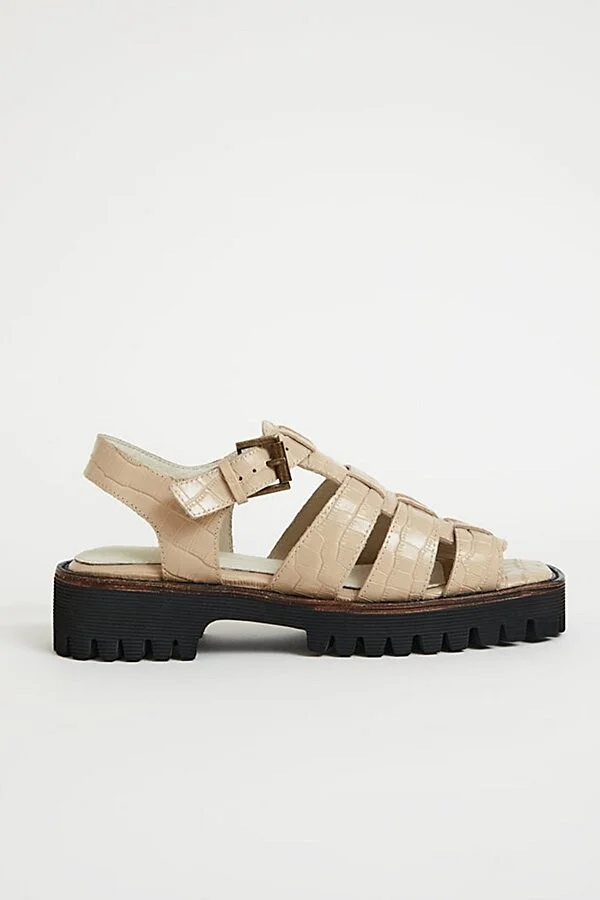 Intentionally Blank Haddie Leather Fisherman Sandal in Ojai