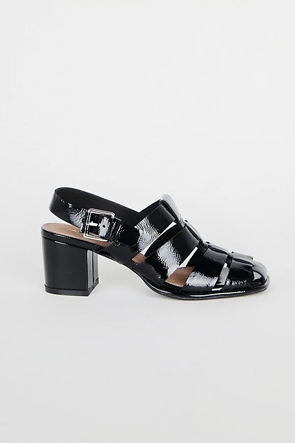 Intentionally Blank July Fisherman Sandal Heel in Black - Image 2