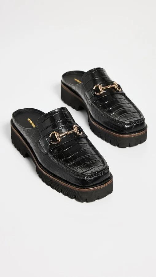 Intentionally Blank Kowloon Loafer Mules - Image 5