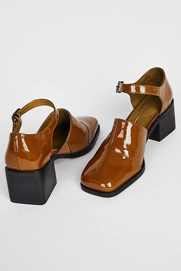 Intentionally Blank Marty Heeled Mary Jane in Black - Image 6