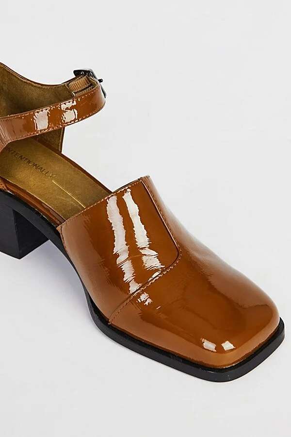 Intentionally Blank Marty Heeled Mary Jane in Black - Image 7