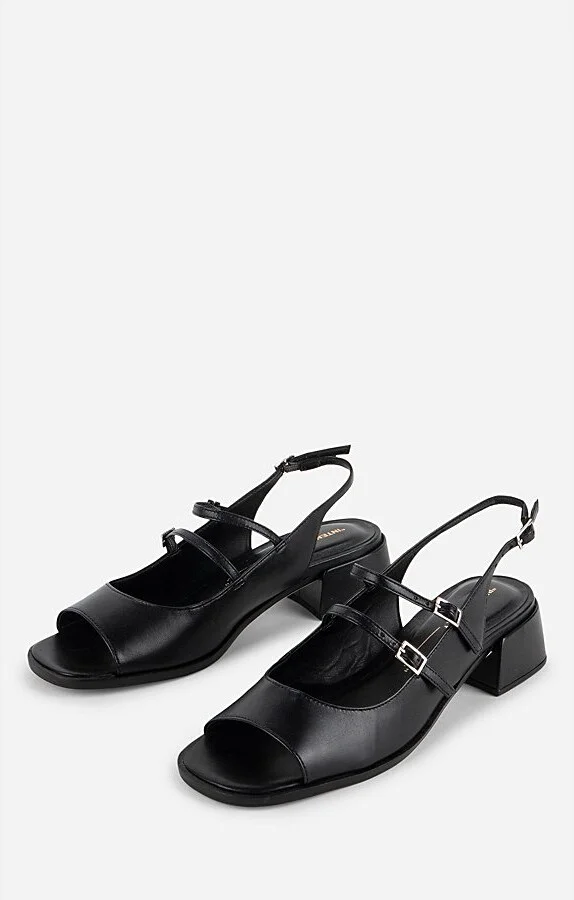 Intentionally Blank Peaches Slingback Heel in Black - Image 2