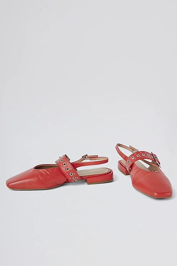 Intentionally Blank Pearl Slingback Ballet Flat in Cherry - Image 3