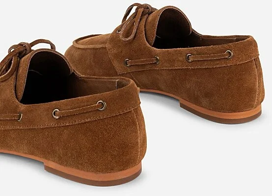 Intentionally Blank Pixie Boat Shoe in Tan - Image 5