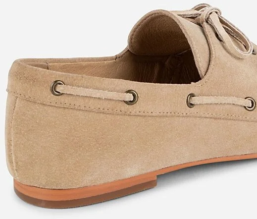 Intentionally Blank Pixie Boat Shoe in Tan - Image 9
