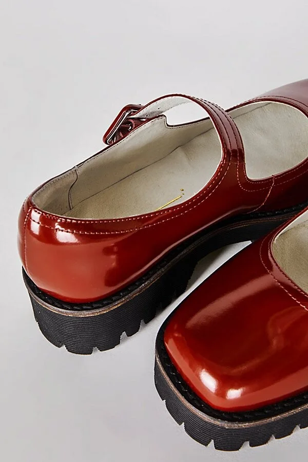Intentionally Blank Veronica Leather Platform Mary Jane Shoe in Black - Image 7