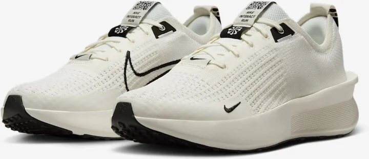 Interact Run SE HF4246-102 Sneakers Mens 8 White Road Running Shoes EEE4331