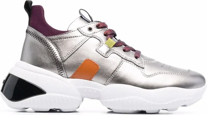 Interaction lace-up sneakers