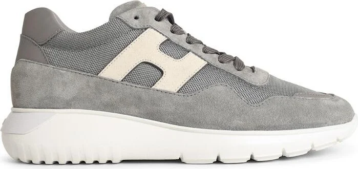 'interactive 3' Grey Suede Blend Sneakers