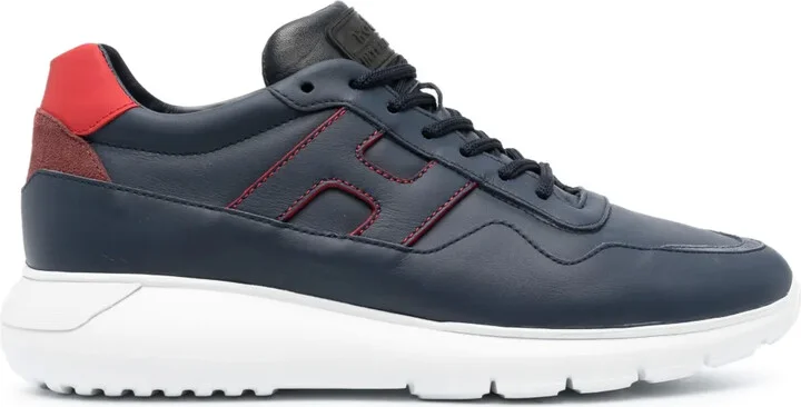 Interactive 3 leather sneakers