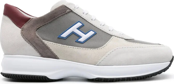 Interactive lace-up sneakers