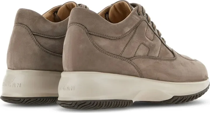 Interactive lace-up suede sneakers - Image 3