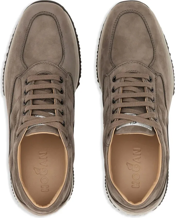 Interactive lace-up suede sneakers - Image 5