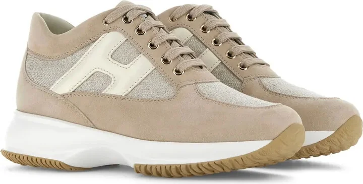 Interactive logo-embossed sneakers - Image 2