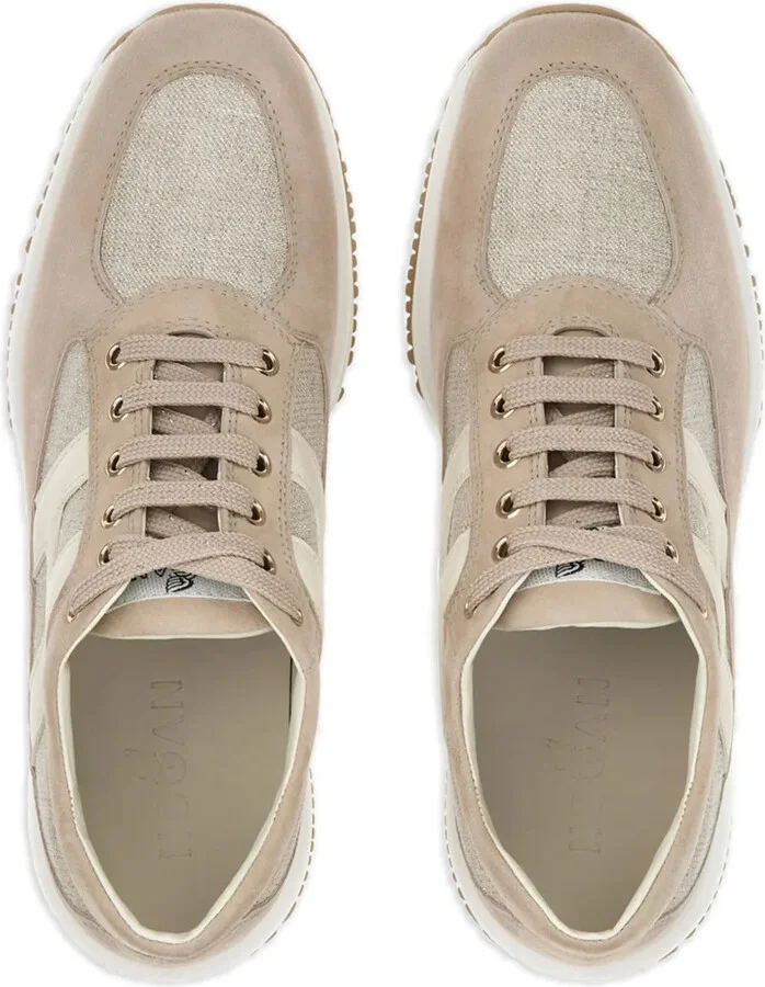 Interactive logo-embossed sneakers - Image 4