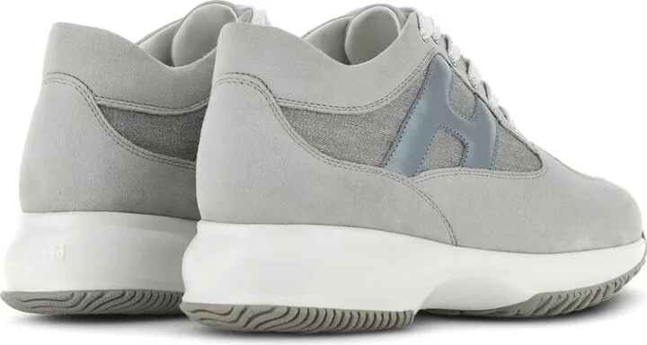 Interactive logo-embossed sneakers - Image 3