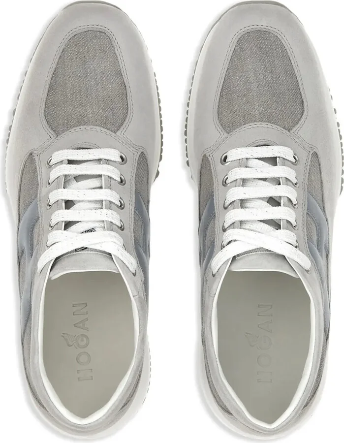 Interactive logo-embossed sneakers - Image 4