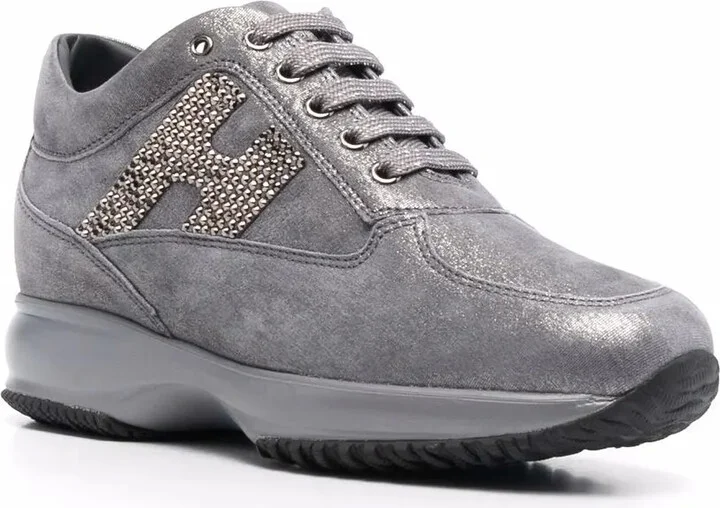 Interactive low-top suede sneakers - Image 2