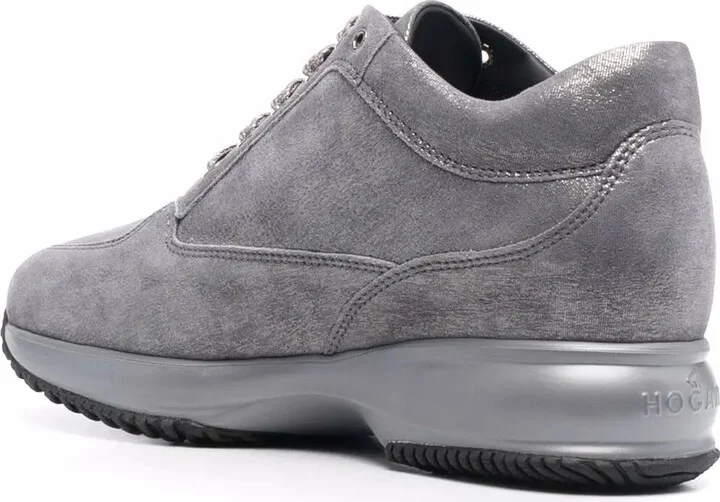 Interactive low-top suede sneakers - Image 3