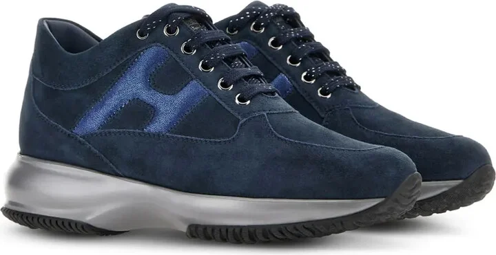 Interactive low-top suede sneakers - Image 2