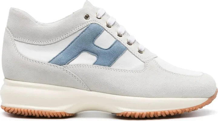 Interactive panelled sneakers