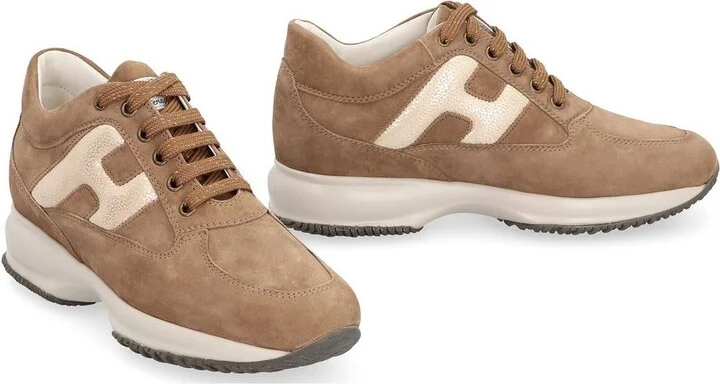 Interactive Round Toe Lace-up Sneakers - Image 2