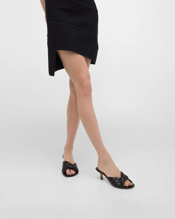Interciato Woven Twist Mule Sandals - Image 9
