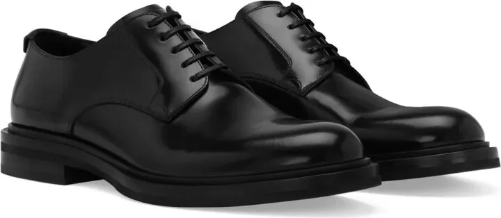 interlocking DG plaque Derby shoes - Image 2