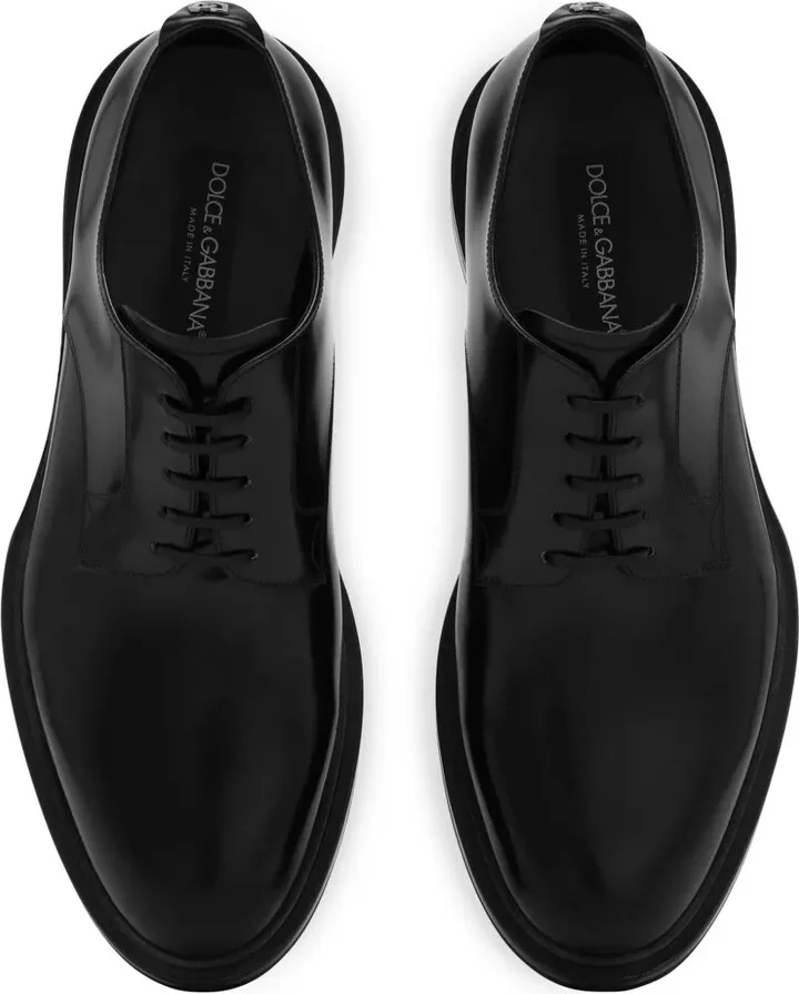 interlocking DG plaque Derby shoes - Image 4