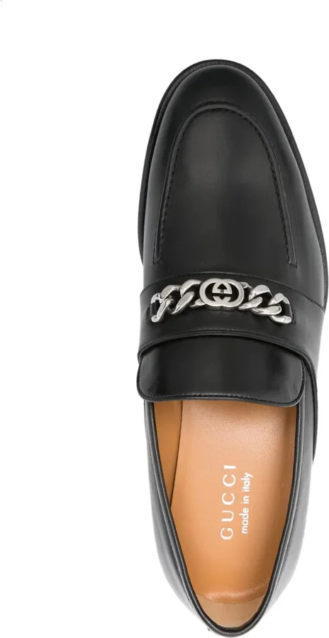 Interlocking G-chain loafers - Image 4