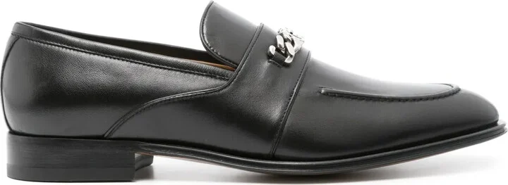 Interlocking G-chain loafers