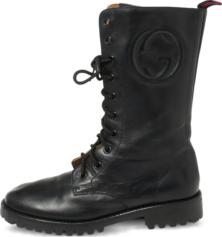 Interlocking G combat boots