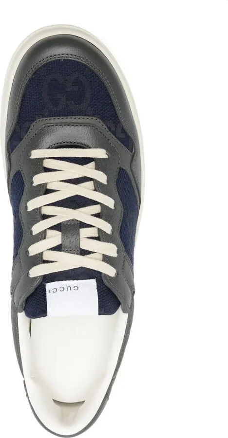 Interlocking G leather sneakers - Image 4