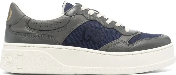 Interlocking G leather sneakers