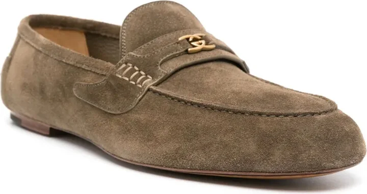 Interlocking G suede loafers - Image 2