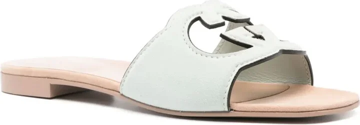Interlocking GG leather sandals - Image 2