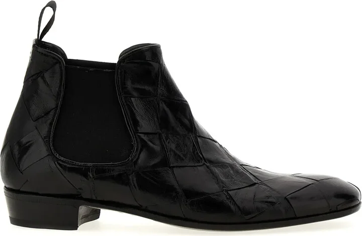 Interwoven Ankle Boots