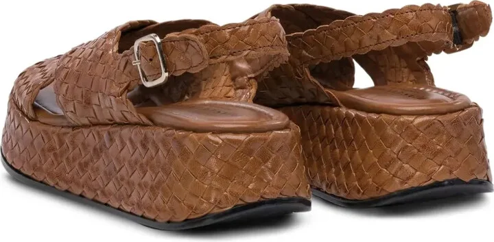 Interwoven Crossover-Strap Sandals - Image 3