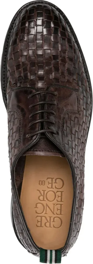 interwoven-design Derby shoes - Image 4