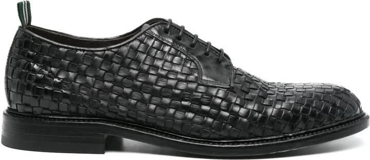 interwoven-design Derby shoes
