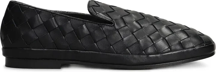 Interwoven-Design Loafers
