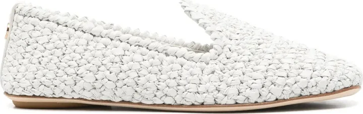 Interwoven-Design Slippers