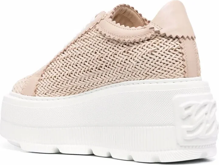 Interwoven-Detail Chunky Sneakers - Image 3