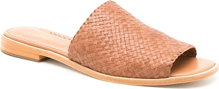 Interwoven Flat Leather Sandals - Image 2